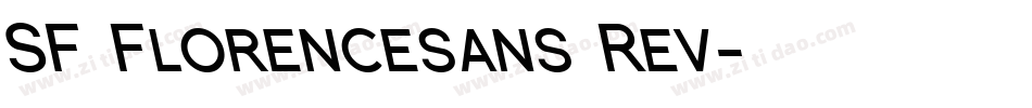 SF Florencesans Rev字体转换